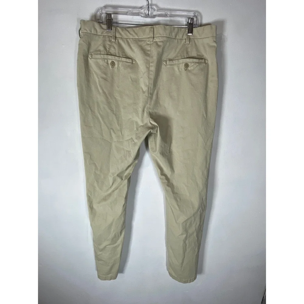 IZOD‎ Saltwater Stretch Chino Pants 38x32 Straight Leg L Classic Khaki Casual